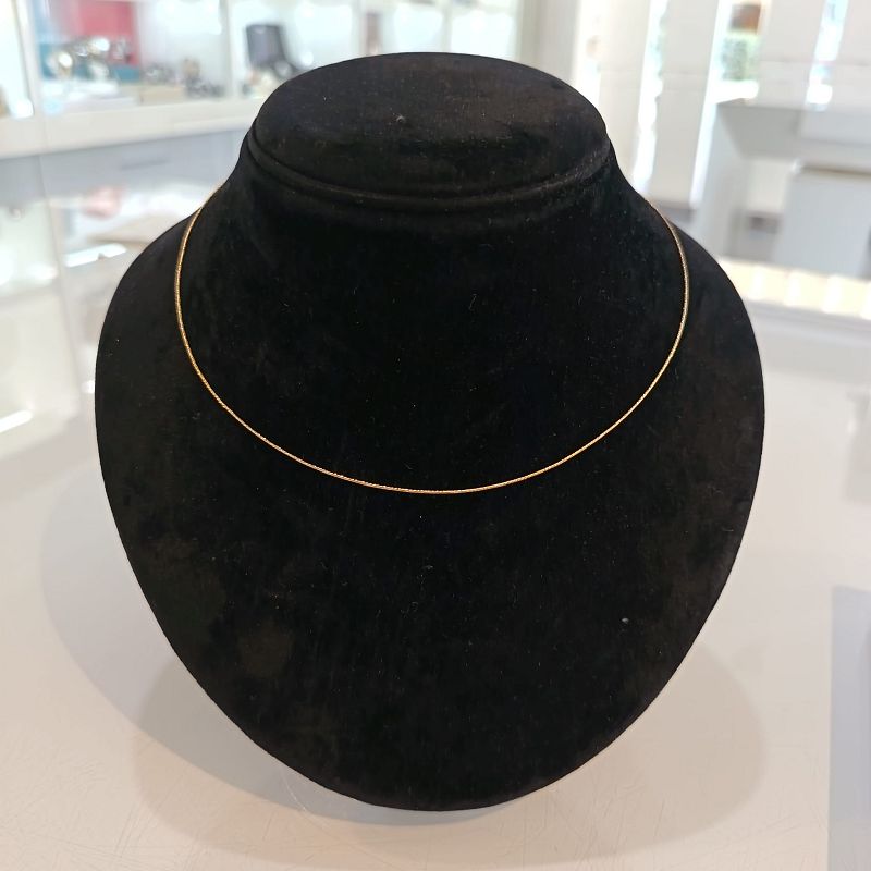 Collana/cavetto rigido in oro 18 kt - ROSAS