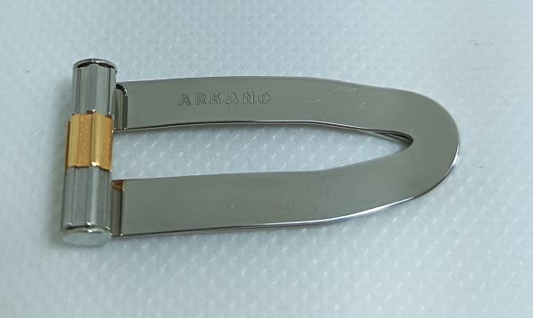 Fermasoldi in acciaio e oro 18 kt - ARKANO Fermasoldi in acciaio e oro 18 kt - ARKANO