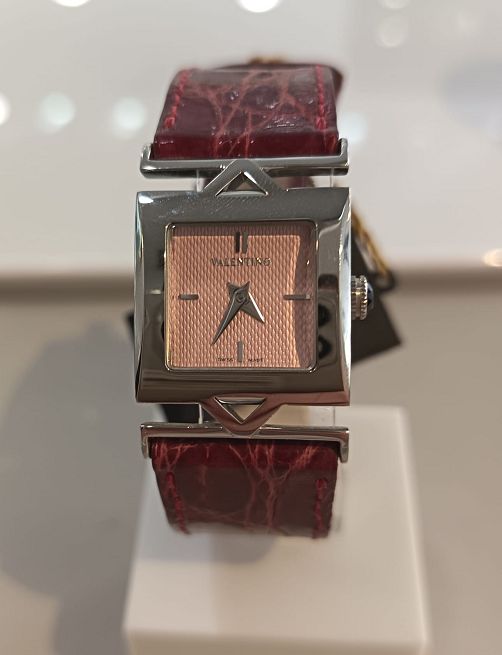 Orologio al quarzo in acciaio con inserti V - VALENTINO