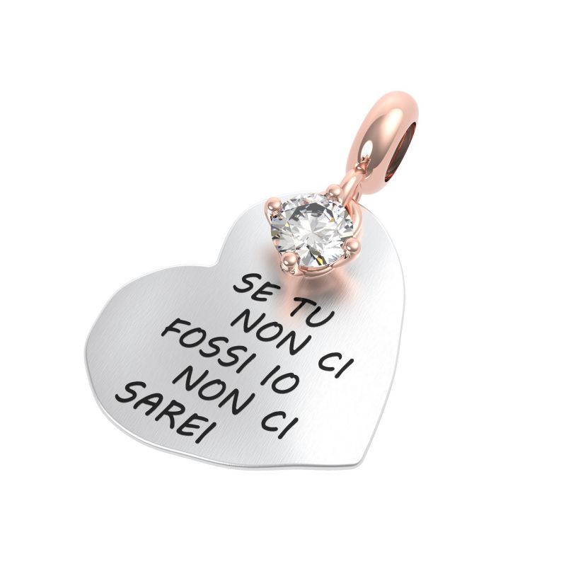 Charm Rerum Se Tu Non Ci Fossi Io Non Ci Sarei - Collezione Amore - RERUM