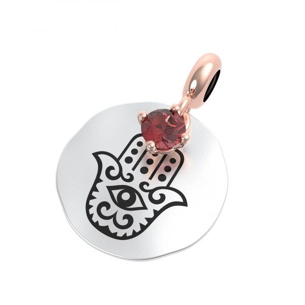 CHARM ARG. 925 – MANO DI FATIMA – GRANATO - RERUM