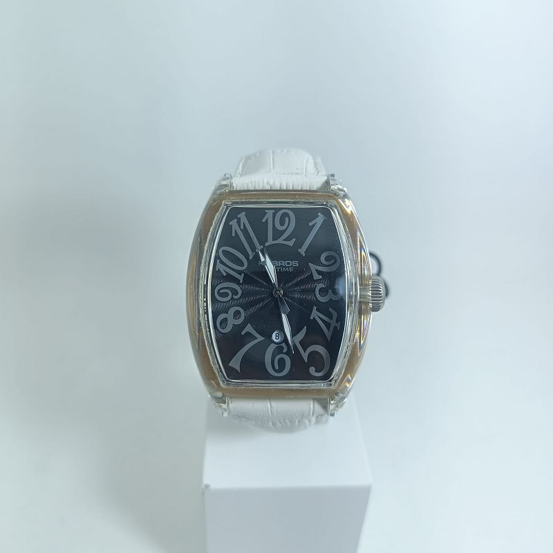 Orologio in policarbonato e cinturino in pelle - K&BROS