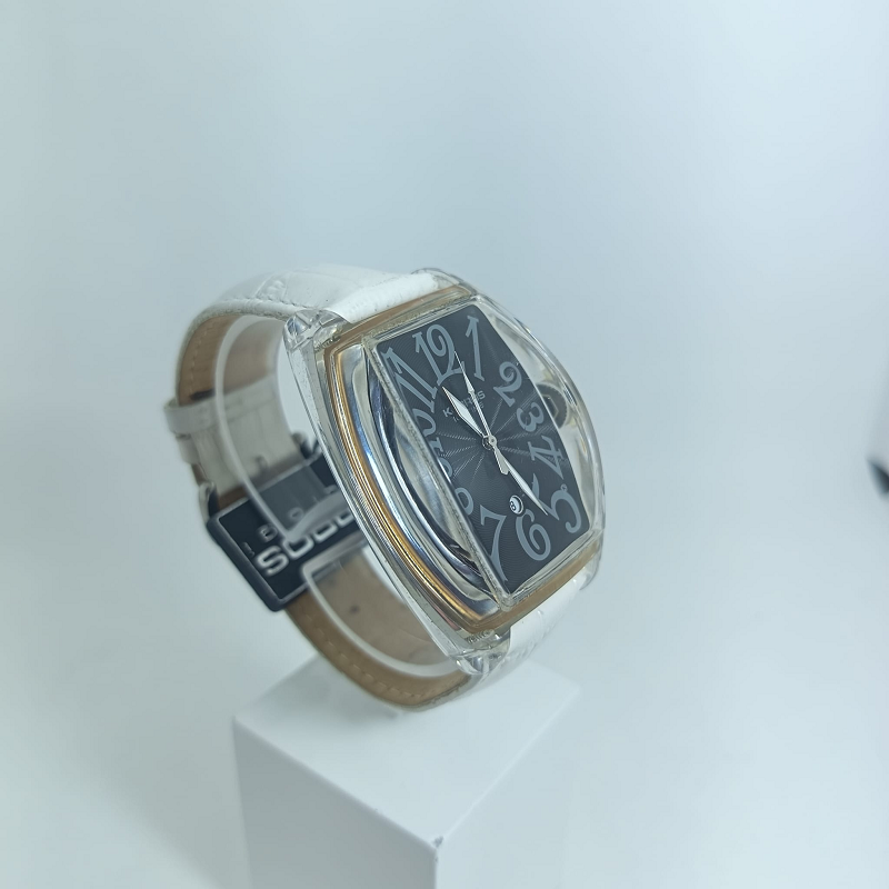 Orologio in policarbonato e cinturino in pelle - K&BROS