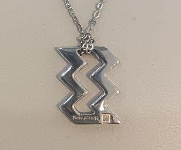 Collana segno zodiacale Acquario in acciaio e diamante - NOMINATION Collana segno zodiacale Acquario in acciaio e diamante - NOMINATION