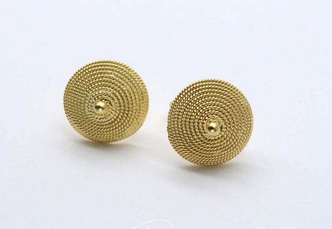 Orecchini in oro 18 kt con corbula da 0,6 cm - PILLITU Orecchini in oro 18 kt con corbula da 0,6 cm - PILLITU