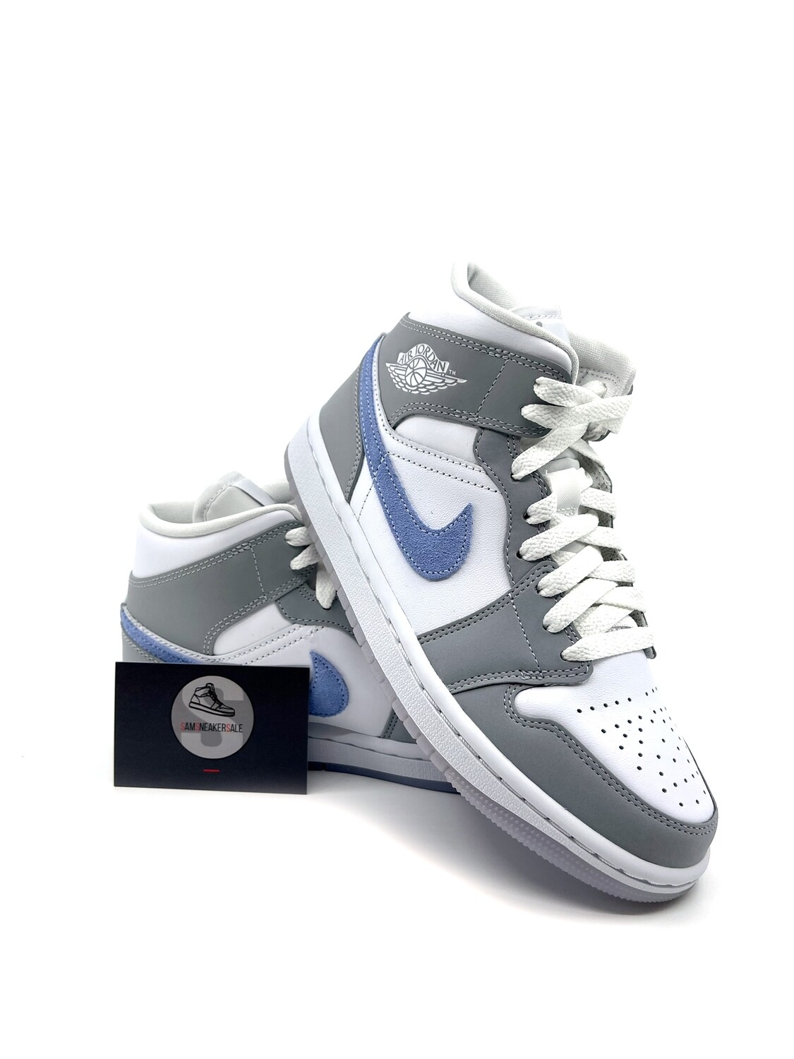 Jordan 1 Mid Wolf Grey Aluminum (W)