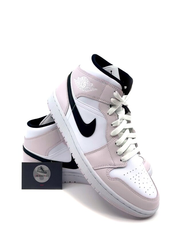 Jordan 1 Mid Barely Rose (W)