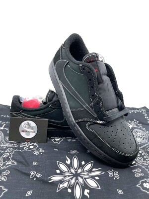 Jordan 1 Retro Low OG SP Travis Scott Black Phantom