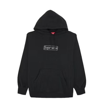 Supreme KAWS Chalk Logo Hooded Sweatshirt