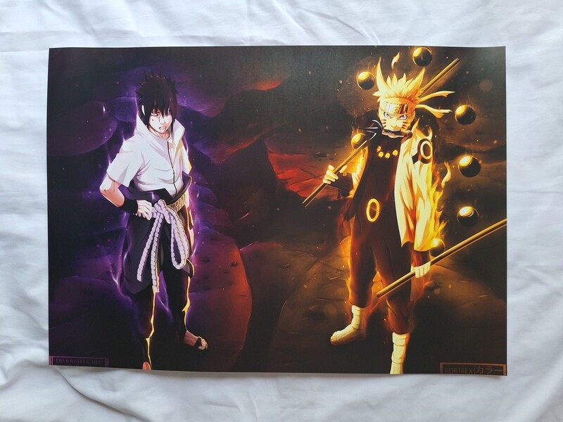 Naruto X Sasuke A3 Poster.