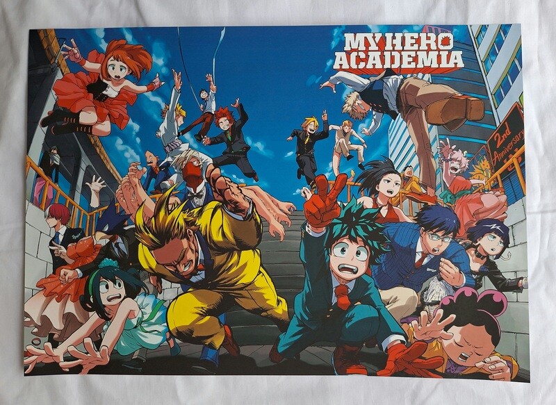 My Hero Acadamia A3 Poster.