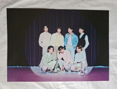 BTS Group ‘10th Anniversary 2023 Festa Ver.4’ A3 Posters.