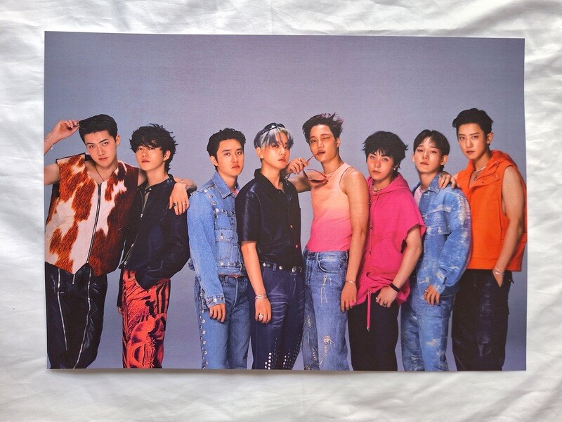 EXO  &#39;Cream Soda&#39; Concept Photo #1 A3 Poster!