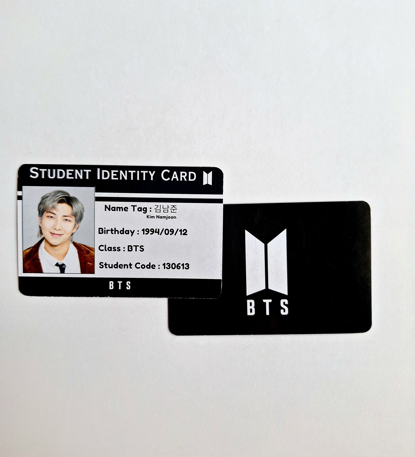 BTS Student ID Style Solocards!