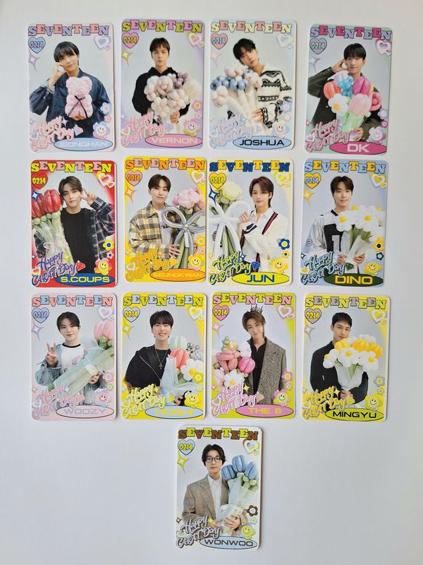 Seventeen  ‘Happy Carat Day!’  Photocard set!