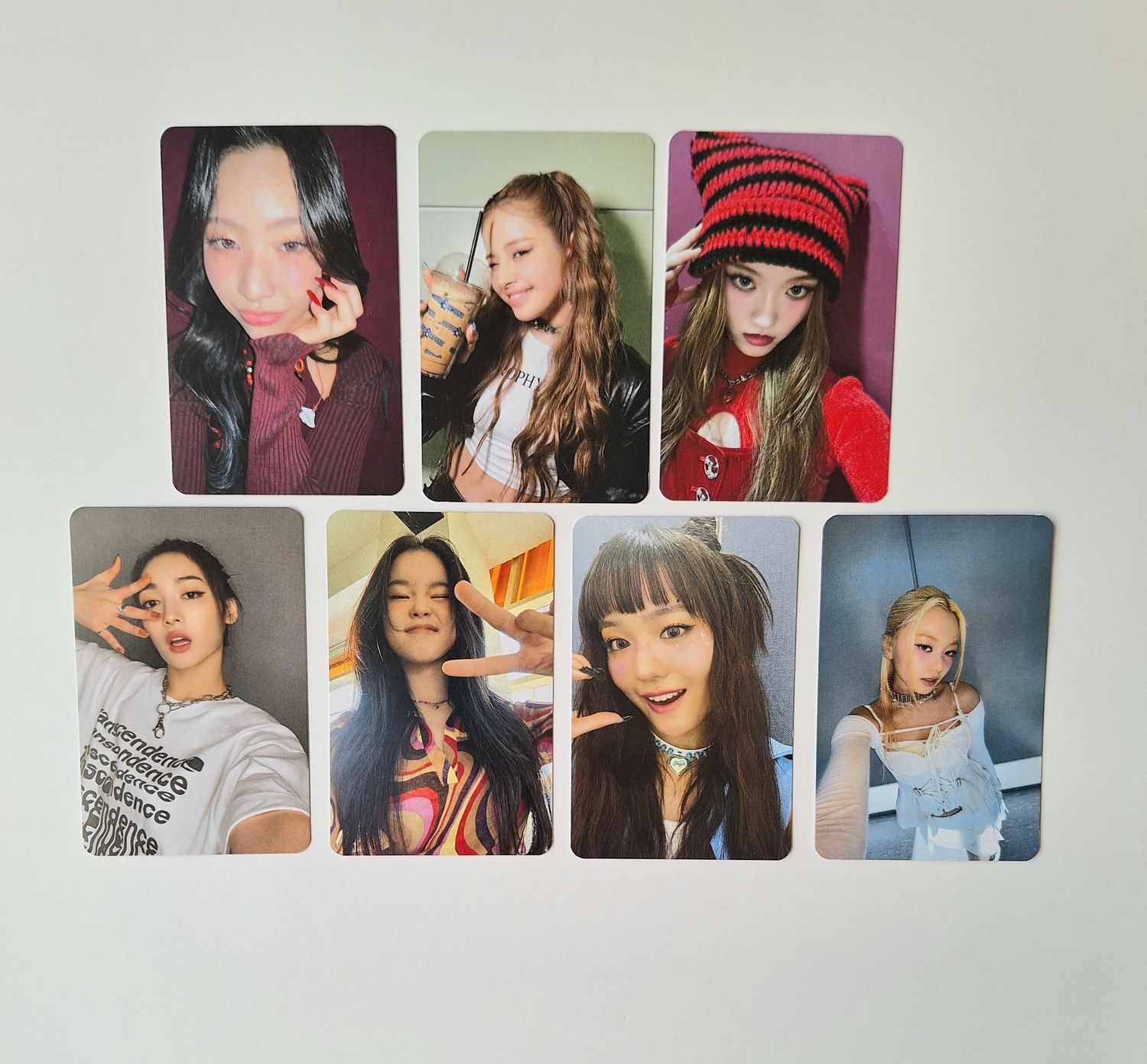 XG Random Selca Photocard set!