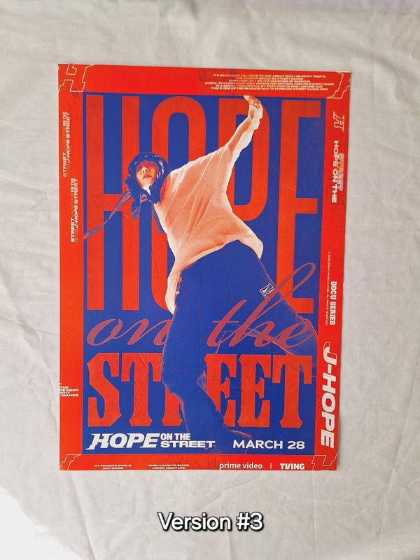 BTS J-hope A3 Solo Posters