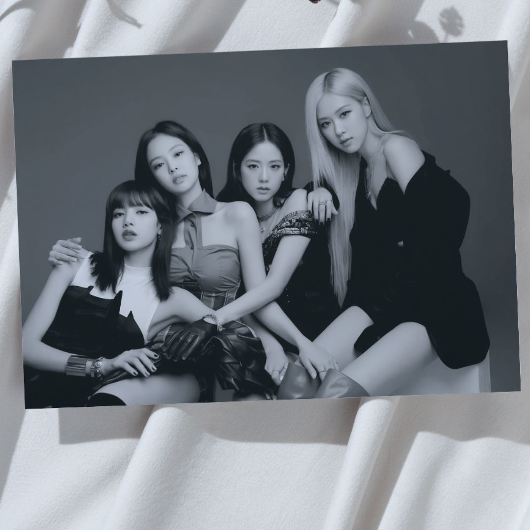 Blackpink Black &amp; White Group A3 Poster!