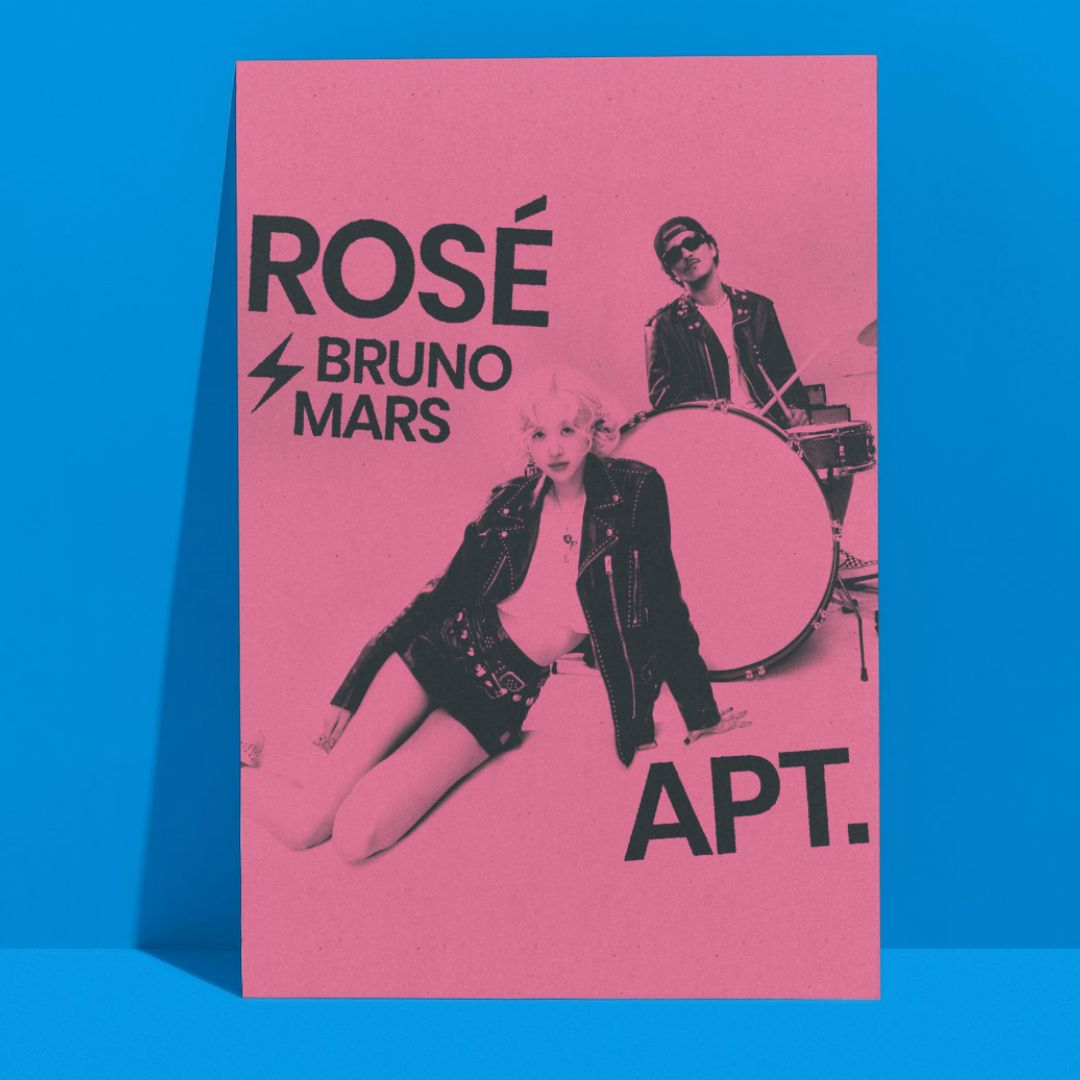 Rosé &amp; Bruno Mars &#39;APT&#39; A3 Poster!