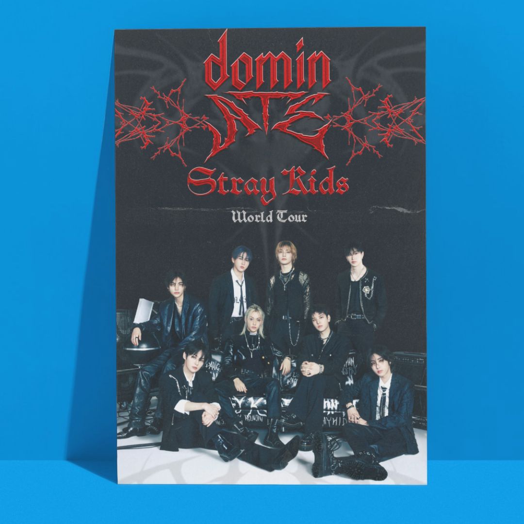 Stray Kids &#39;DOMINATE World Tour&#39; Group A3 Poster!