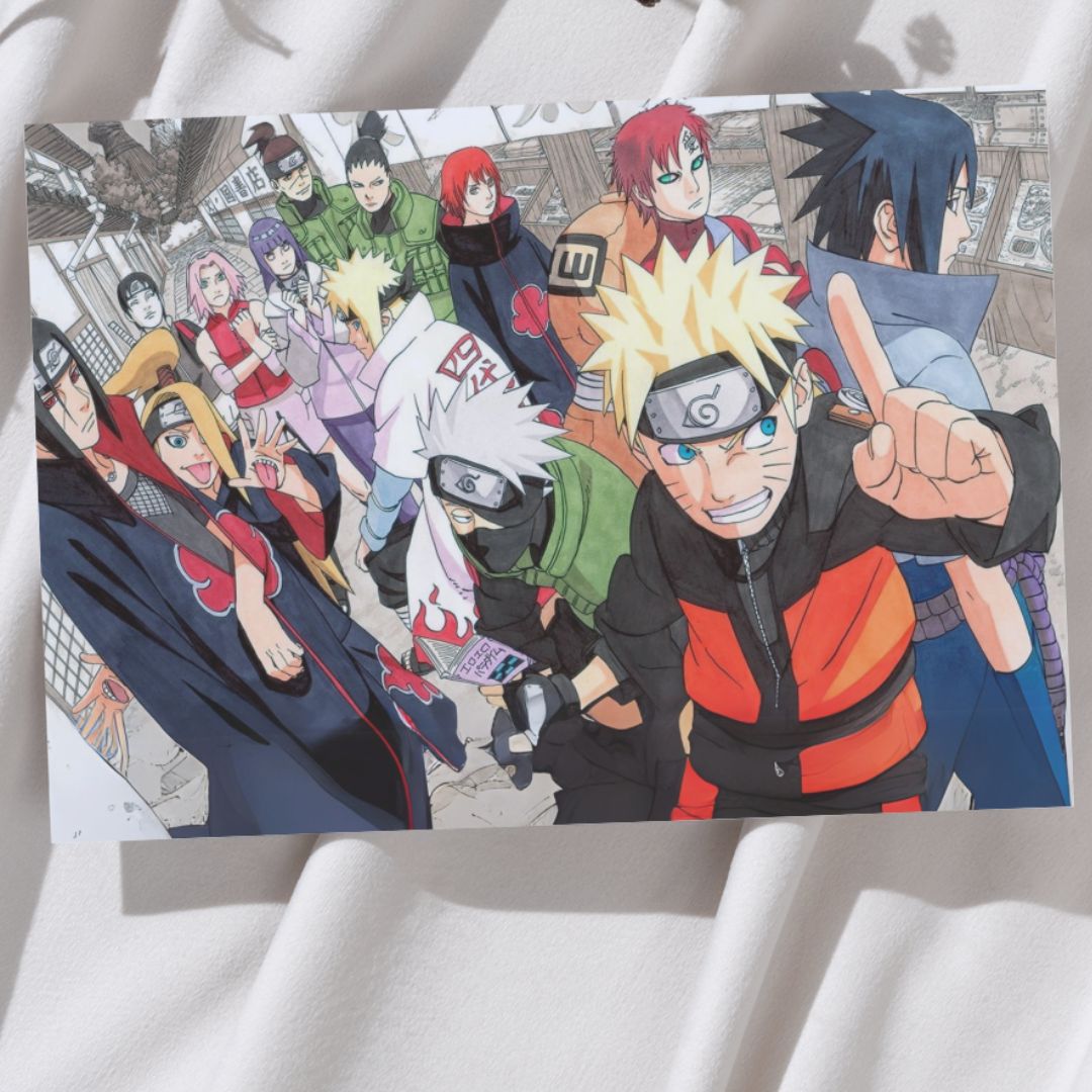 Naruto: Shippuden Retro Ver. A3 Poster!