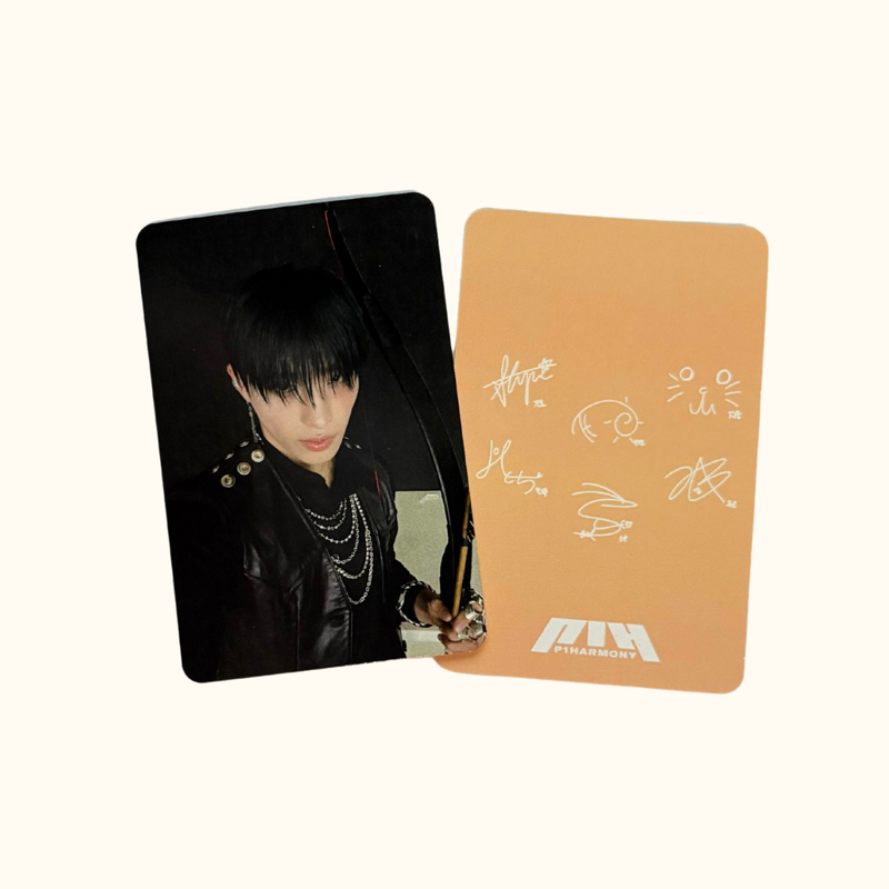 P1harmony Solocards! [Keeho,Theo,Jongseob]
