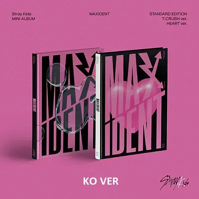 STRAY KIDS MINI ALBUM MAXIDENT T-CRUSH &amp; HEART VER. – STANDARD EDITION (RANDOM)