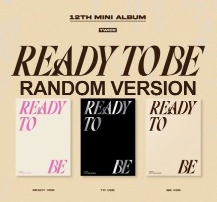 TWICE 12th Mini Album - READY TO BE (Random Ver.)