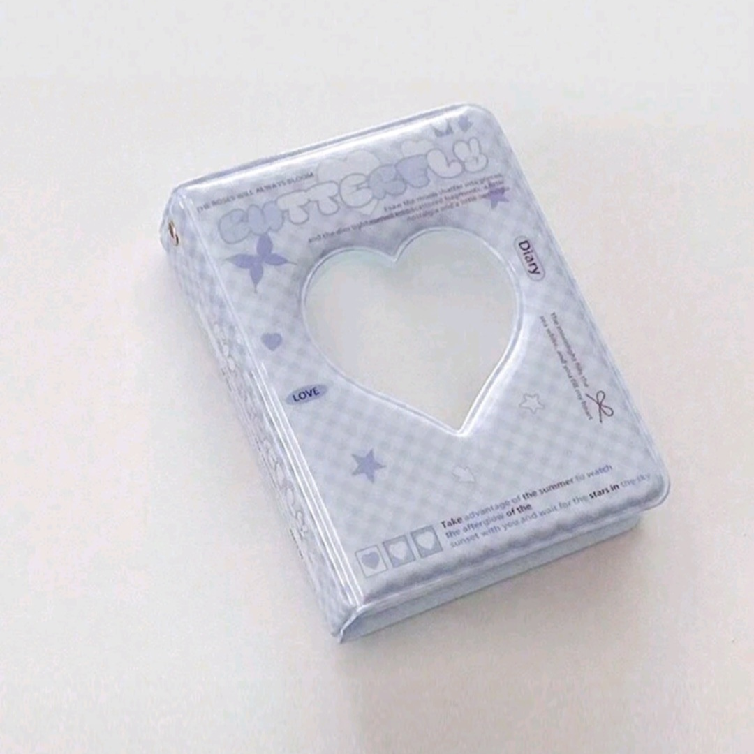 Kawaii Purple Butterfly Photocard Book!