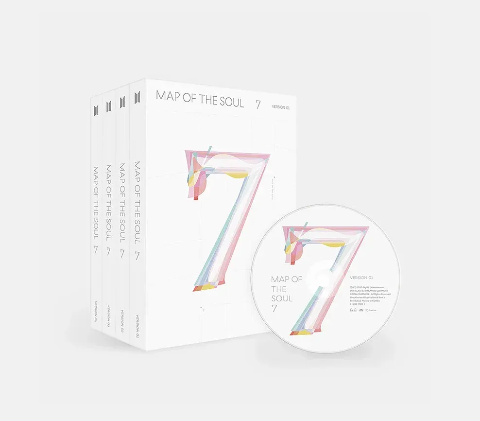 BTS - 4TH ALBUM [MAP OF THE SOUL : 7] (4 TYPE Random)
