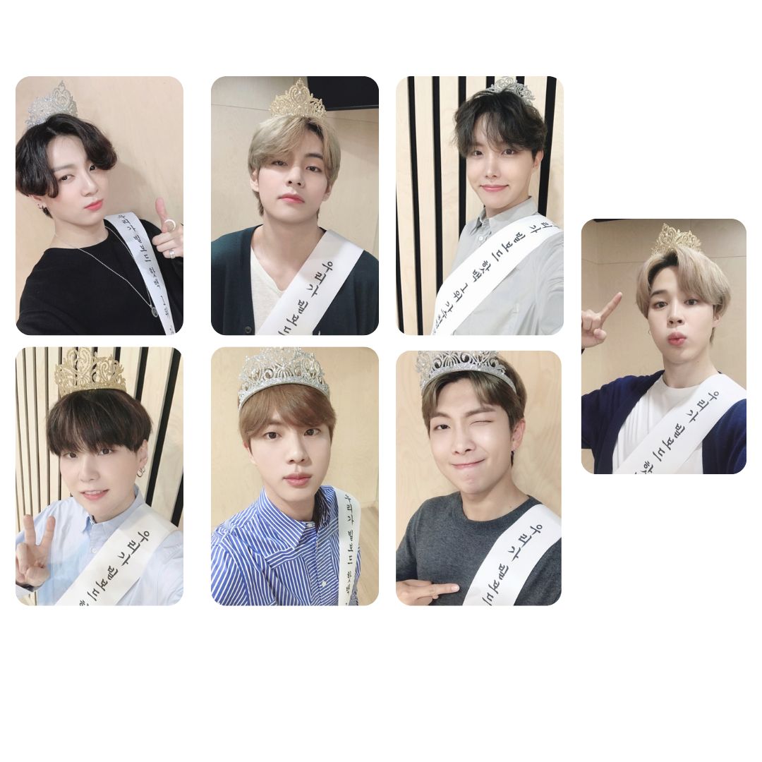 BTS &#39;BBHot 100 selca&#39; Photocard Set!