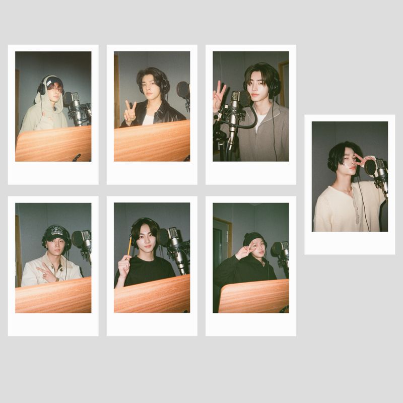 Enhypen &#39;&lt;ROMANCE : UNTOLD&gt; Behind Photo (film ver.)&#39; Polaroid Photocard Set!