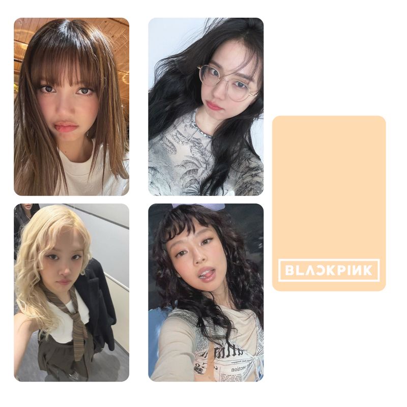 Blackpink &#39;Random Selfie&#39; Photocard Set!
