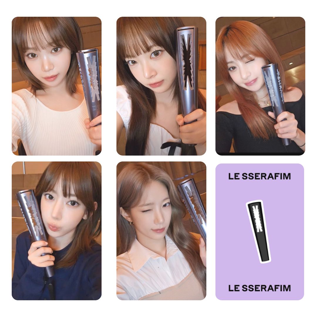 LE SSERAFIM &#39;Lightstick Selca&#39; Photocard Set!