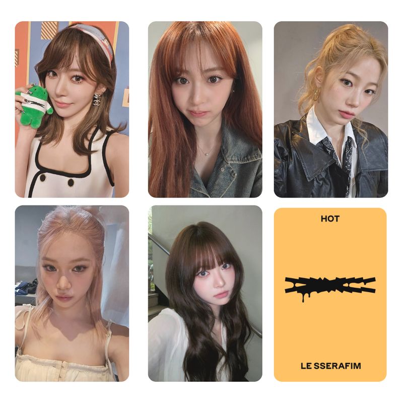 LE SSERAFIM &#39;HOT Selfie&#39; Photocard Set!