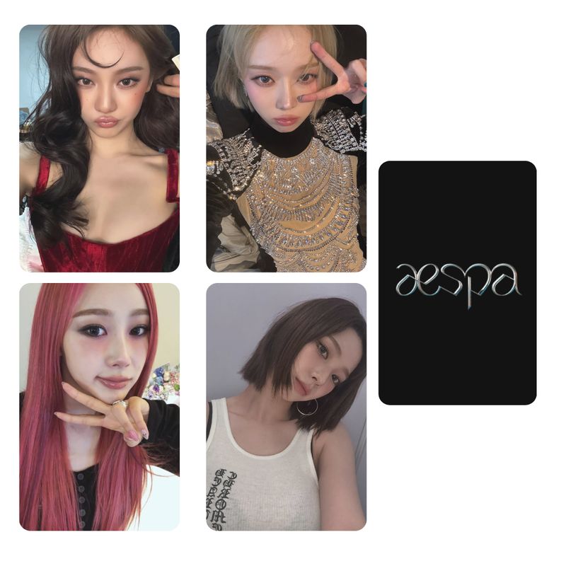 Aespa &#39;Random Selfie&#39; Photocard Set!