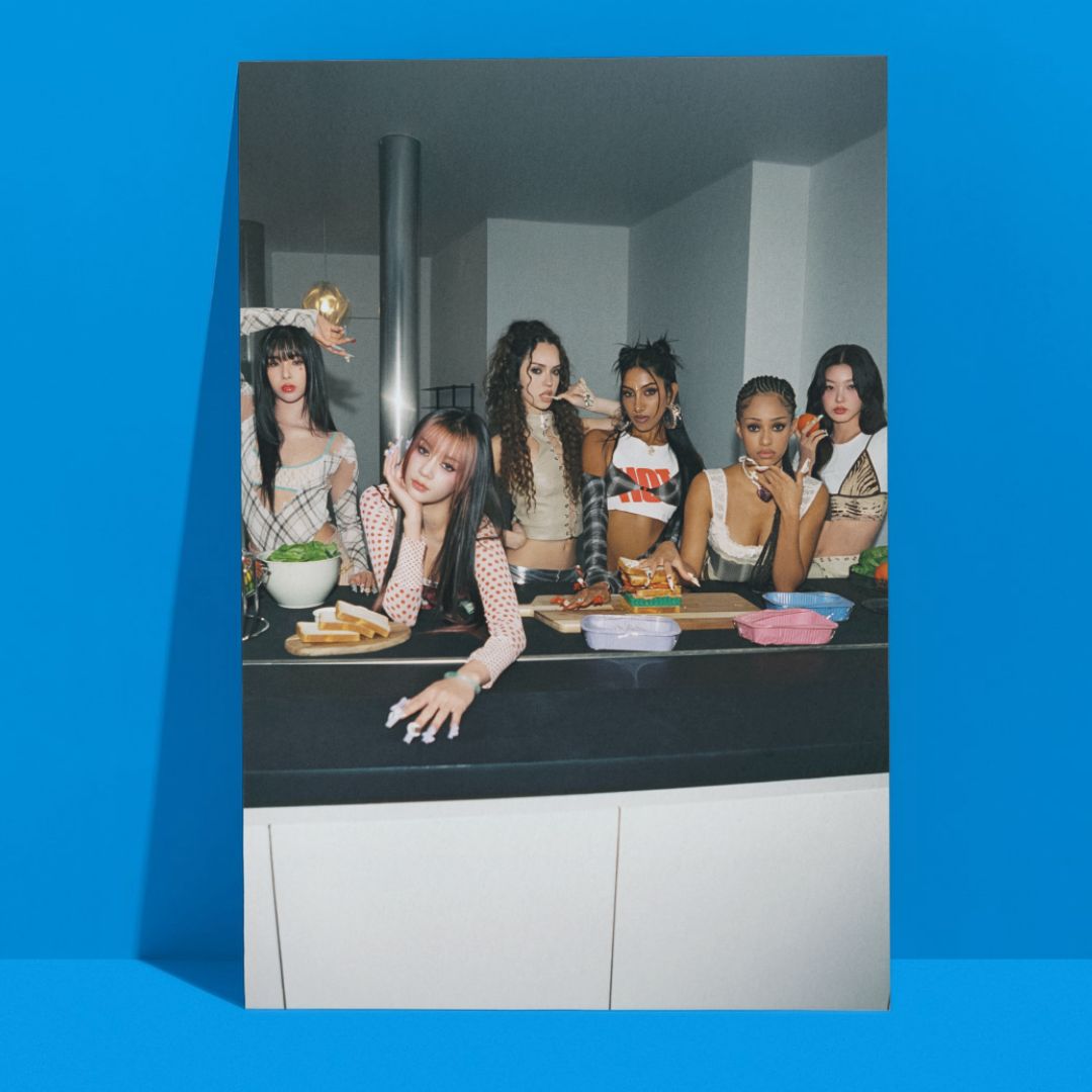 KATSEYE -  &#39;Gnarly&#39; Concept Photo #1 A3 Poster!