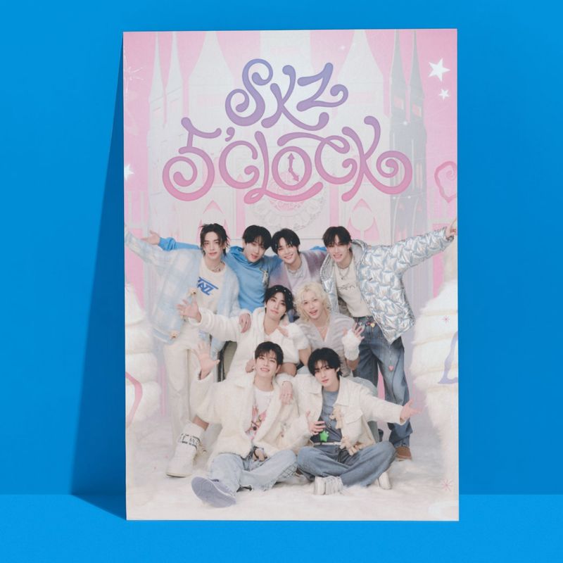 Stray Kids &#39;5TH FANMEETING - SKZ 5&#39;CLOCK&#39; A3 Poster!