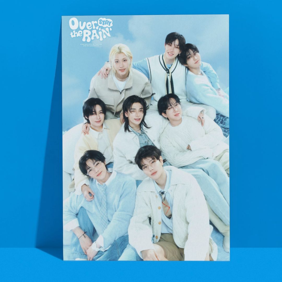 Stray Kids &#39; 5th fan meeting - Stay Over the Rain&#39; A3 Poster!