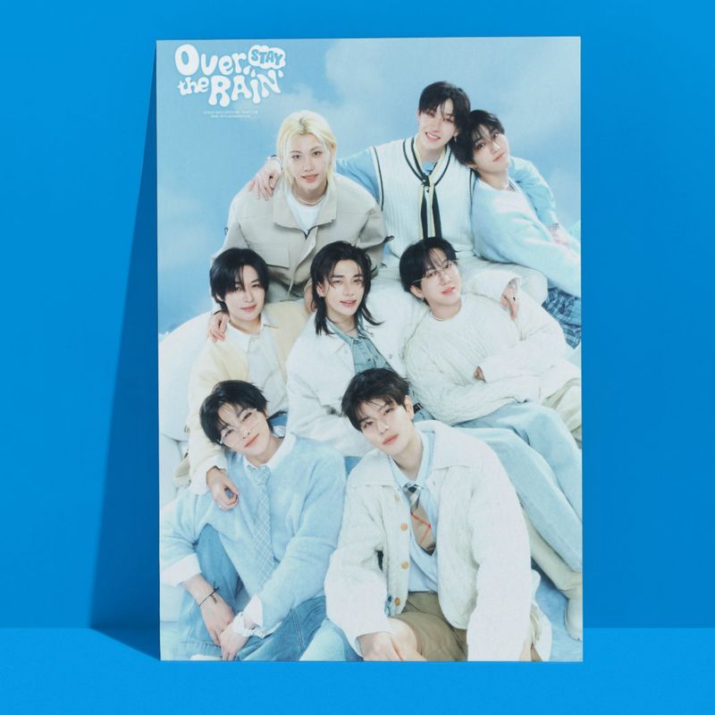 Stray Kids &#39; 5th fan meeting - Stay Over the Rain&#39; A3 Poster!