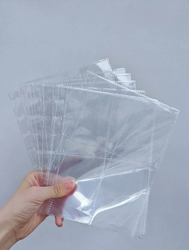 Cute Heart Binder Photocard Book Sleeves! (Pack of 10 pages)
