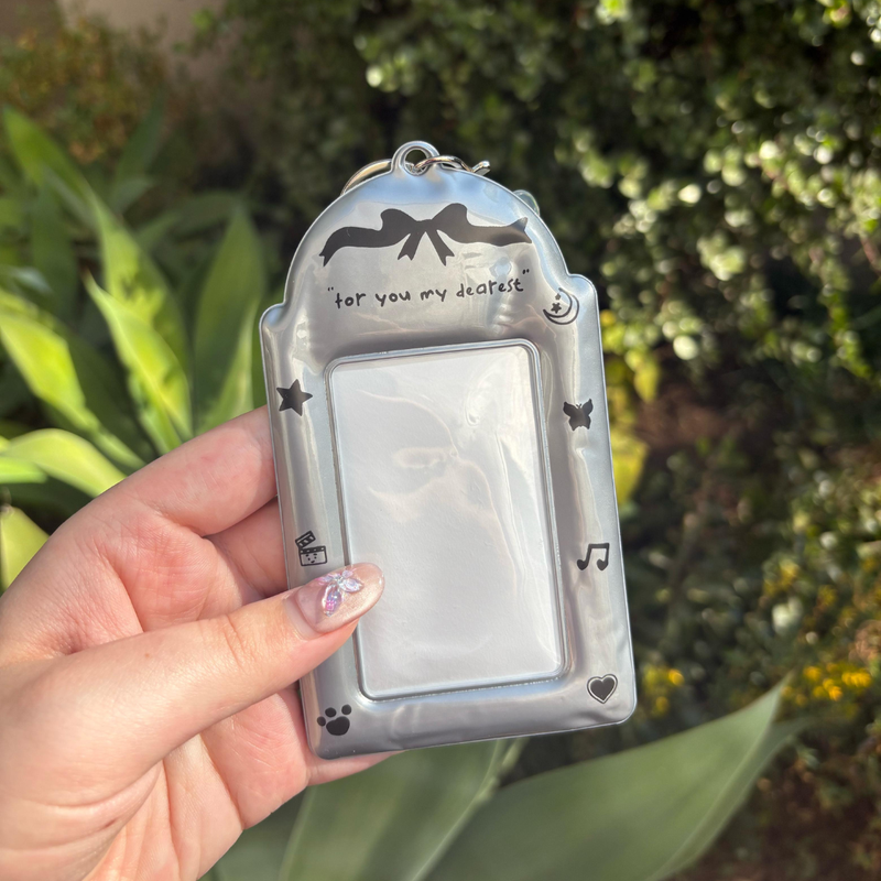Silver Bow Photocard Holder!