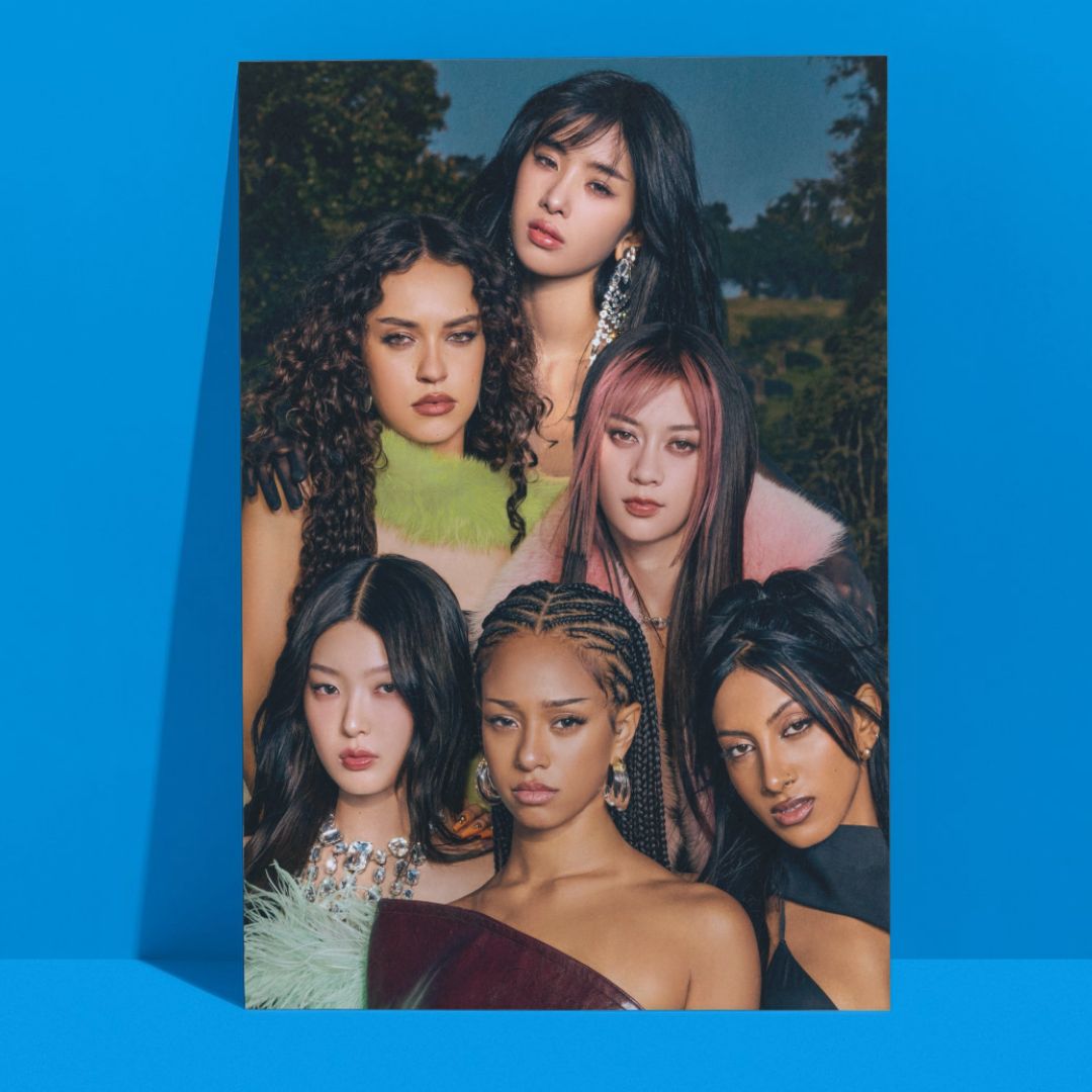 Katseye &#39;Beautiful Chaos Ver-2&#39; A3 Group Poster!