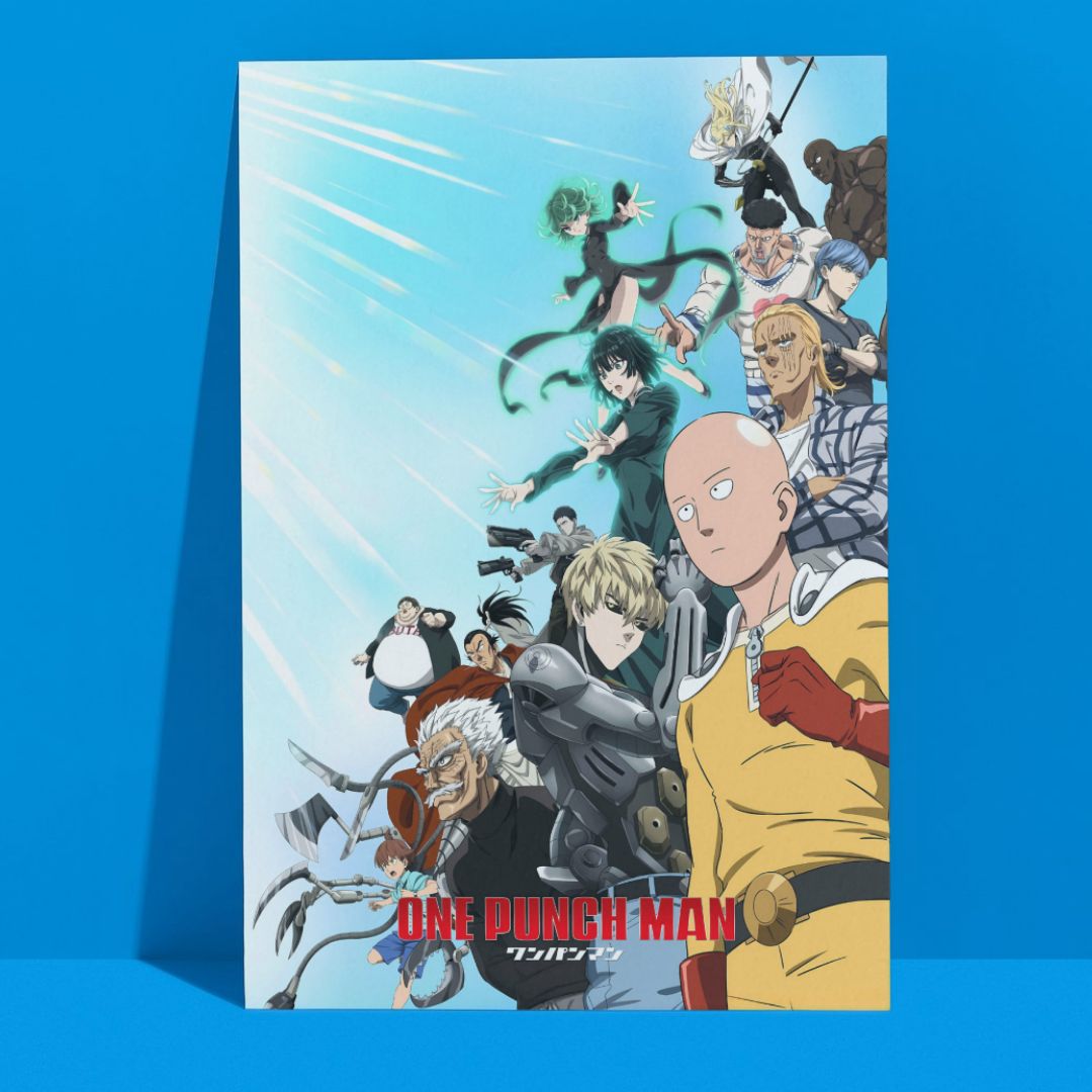 One Punch Man Ver-1 A3 Poster!