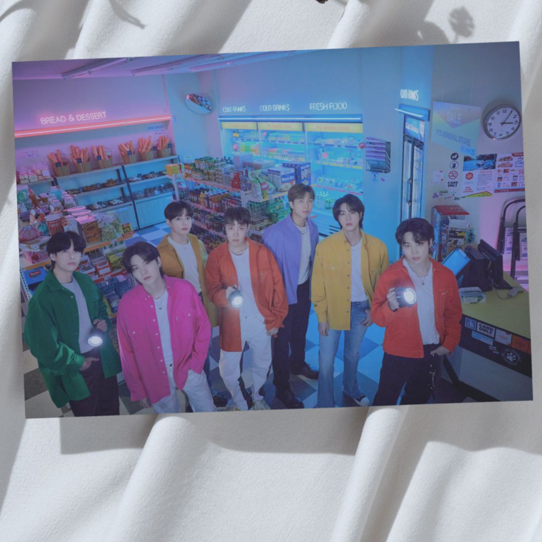 BTS &#39;Permission to Dance on Stage&#39; A3 Group Poster!
