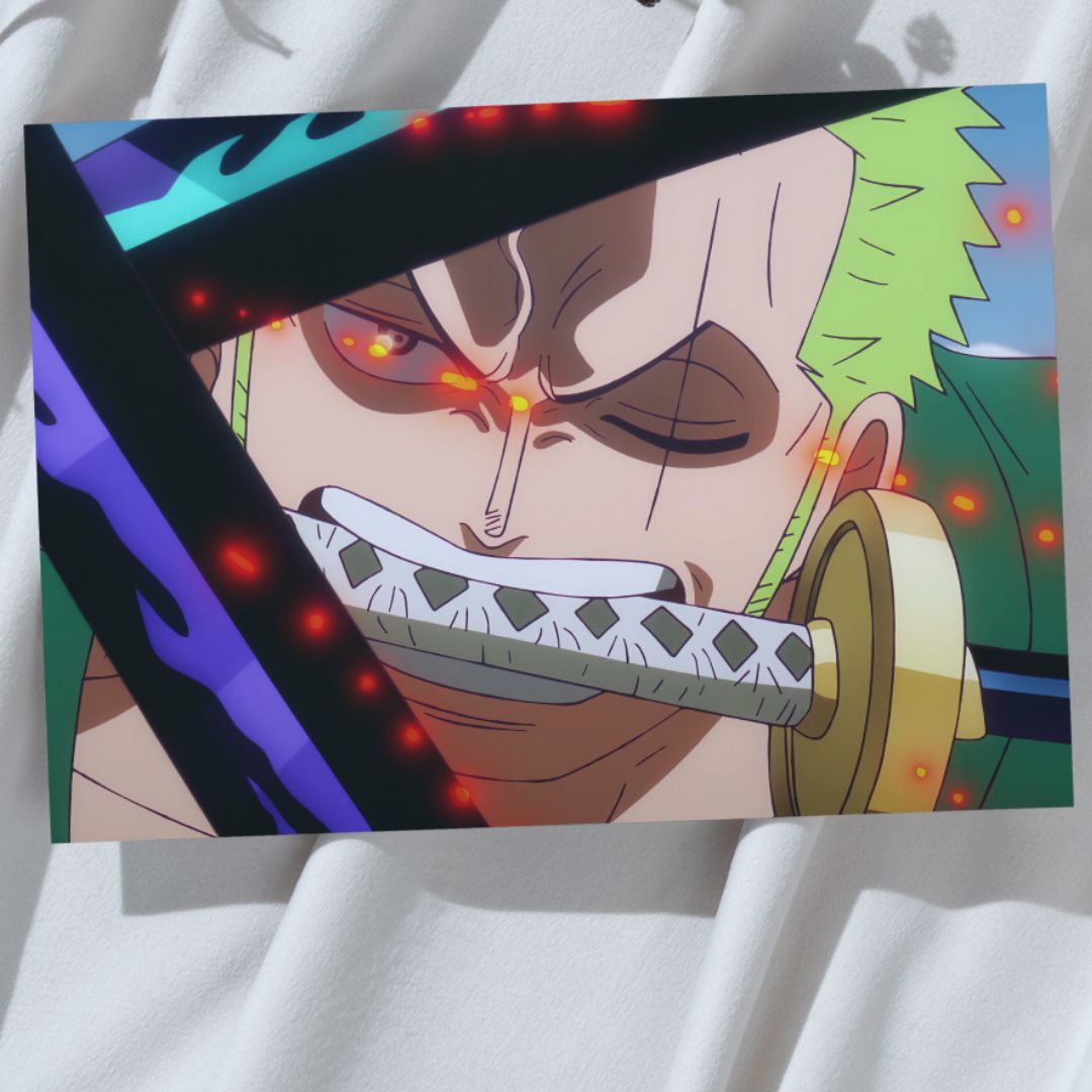 One Piece - Zoro Ver-2 A3 Poster!
