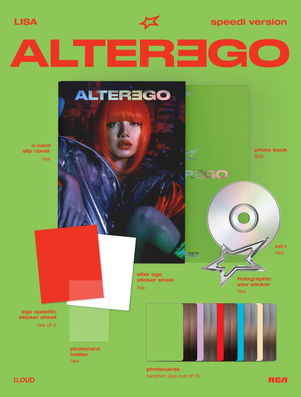 LISA (BLACKPINK) - LISA [Alter Ego -photobook speedi ver.]