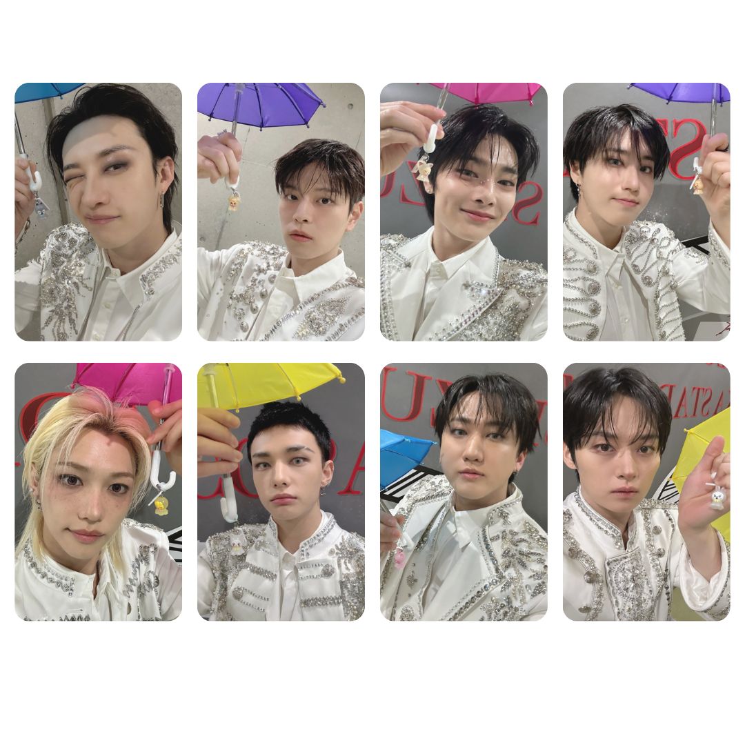 Stray Kids Skzoo Mini Umbrella Photocard Set!