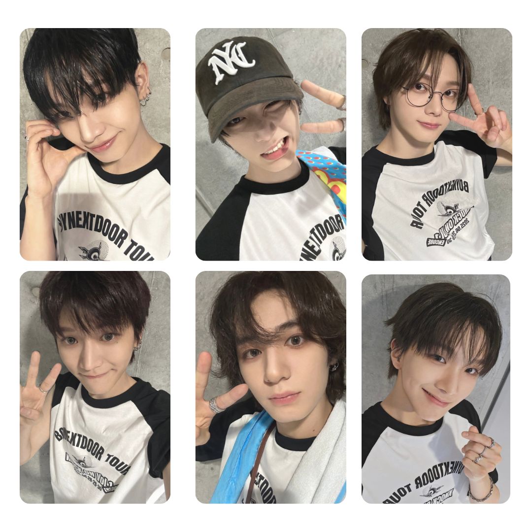 BoyNextDoor &#39;『BOYNEXTDOOR TOUR ‘KNOCK ON Vol.1’ ENCORE IN JAPAN』  Selfies &#39; Photocard Set!