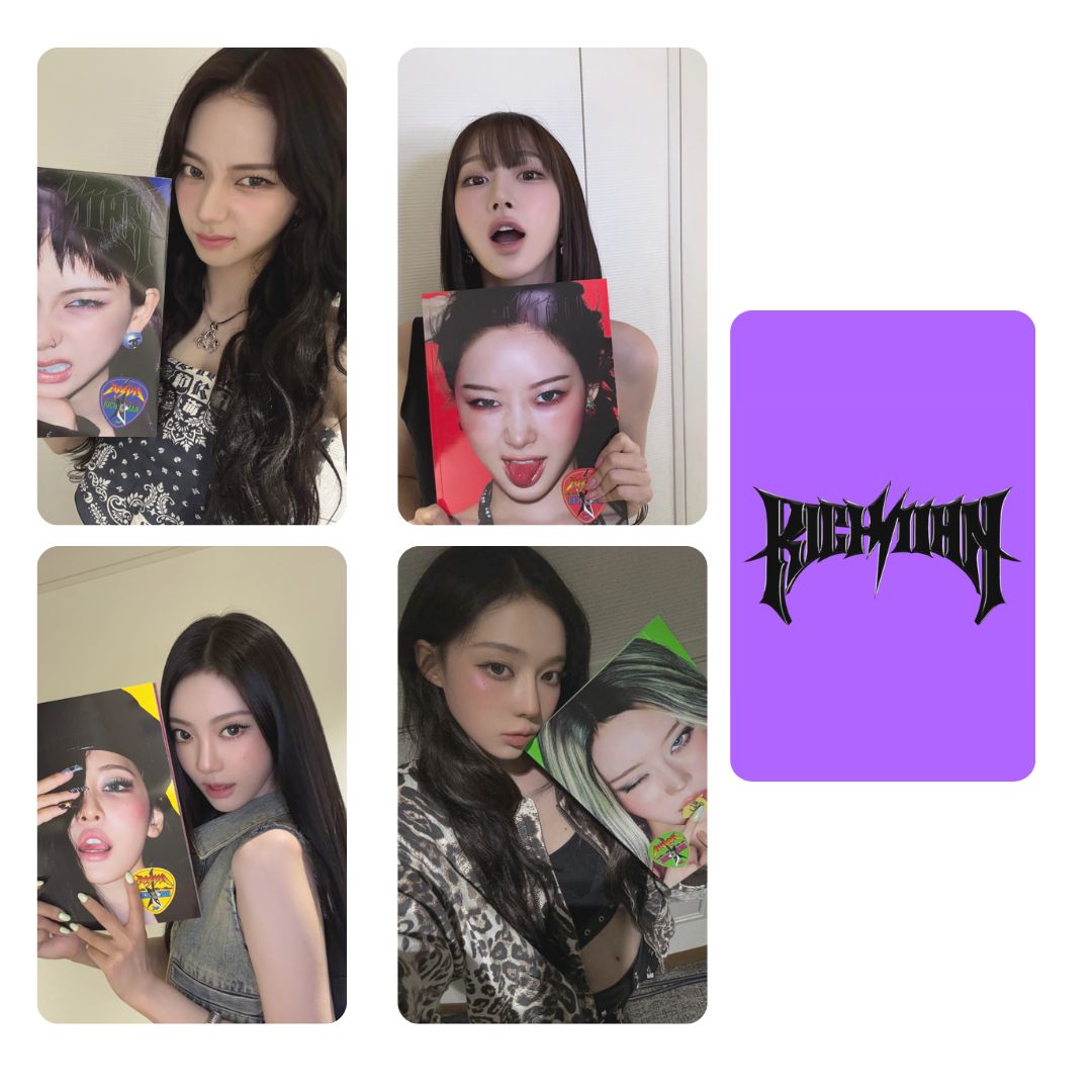 Aespa &#39; Rich Man ENERGY⚡️Ver-1&#39; Photocard Set!